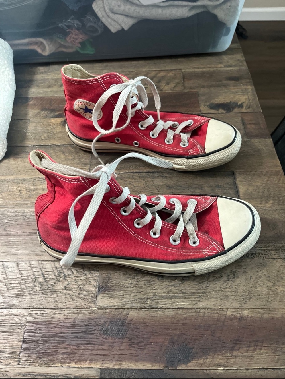 Converse Chuck Taylor All Star High Top Sneakers - Red, women’s size 6